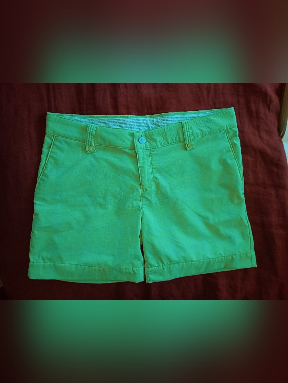 Under Armour Pinstripe Green Shorts